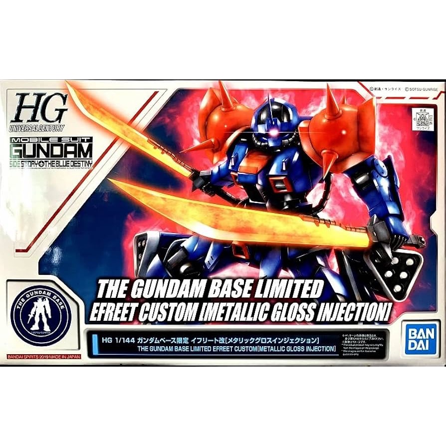 BANDAI SPIRITS HG 1/144 The Gundam Base Limited Efreet Custom [Metallic Gloss Injection]
