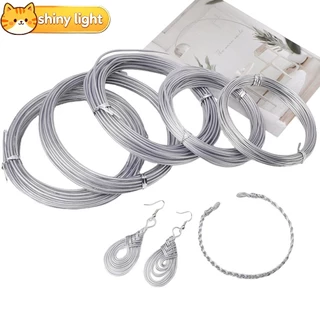 ลวดอลูมิเนียม 1.2-3 มม. อุปกรณ์ DIY ทำสร้อยข้อมือ ต่างหู สร้อยคอ เครื่องประดับ