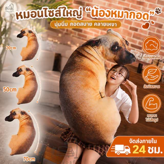 ตุ๊กตาหมาหงอย ขนาด20/50/70cm ใบใหญ่ สีสวยคมชัด