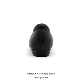 Sweet Palettes รองเท้าหนังแกะ Stellar Double Black