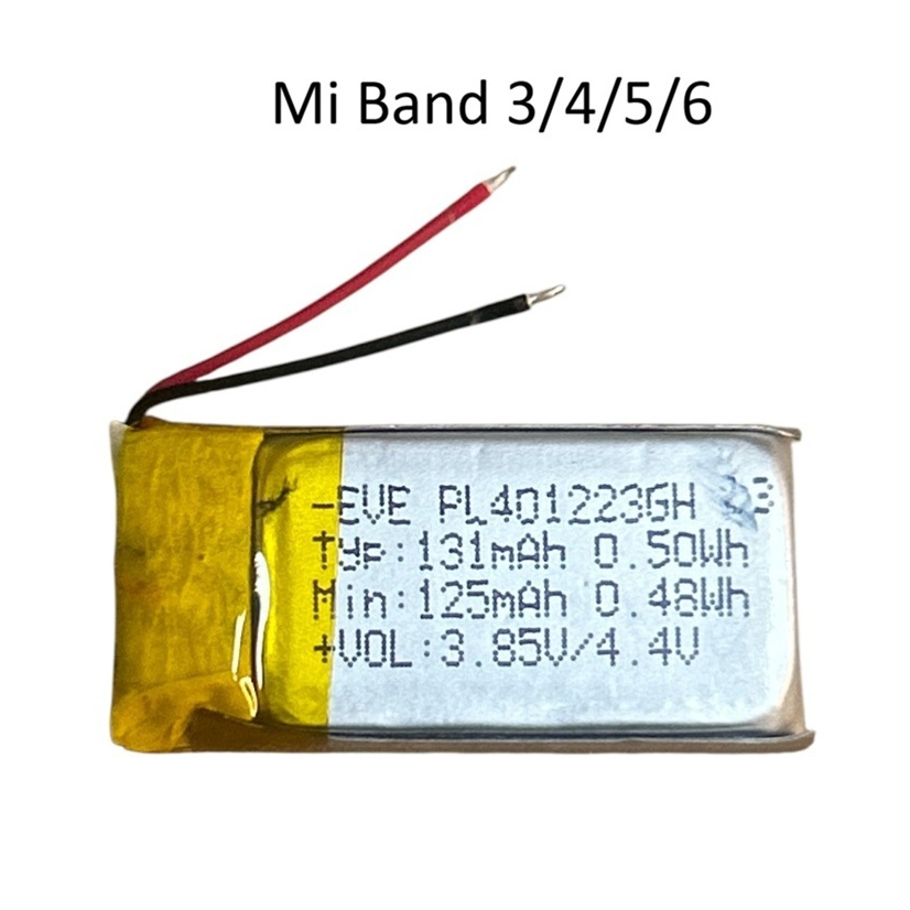 PL401223GH เปลี่ยนแบตเตอรี่สําหรับ Mi Band 3 4 5 6  7 นาฬิกาสมาร์ทวอร์ท
