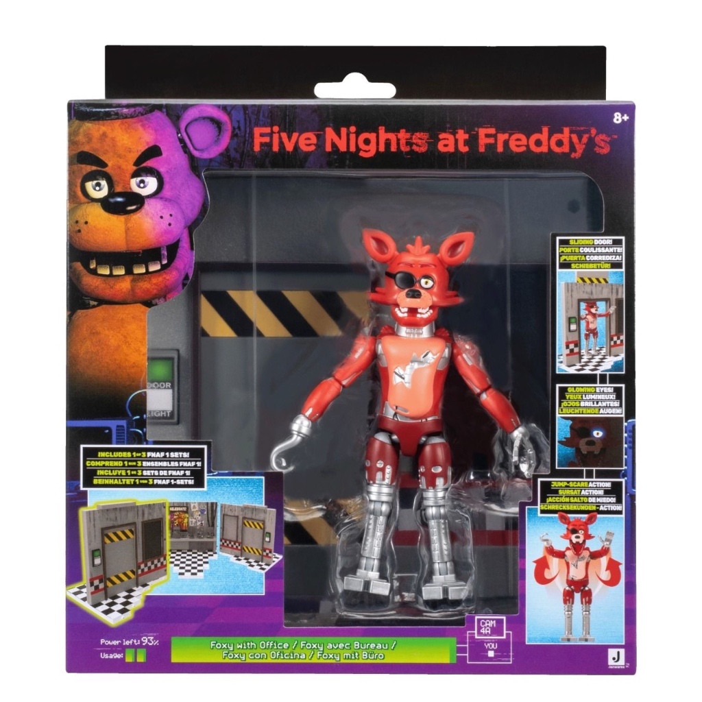 Five Night's At Freddy's Classic Foxy with Office 5" Figure Set ลิขสิทธิ์แท้ ออกห้างที่ออสเตรเลีย