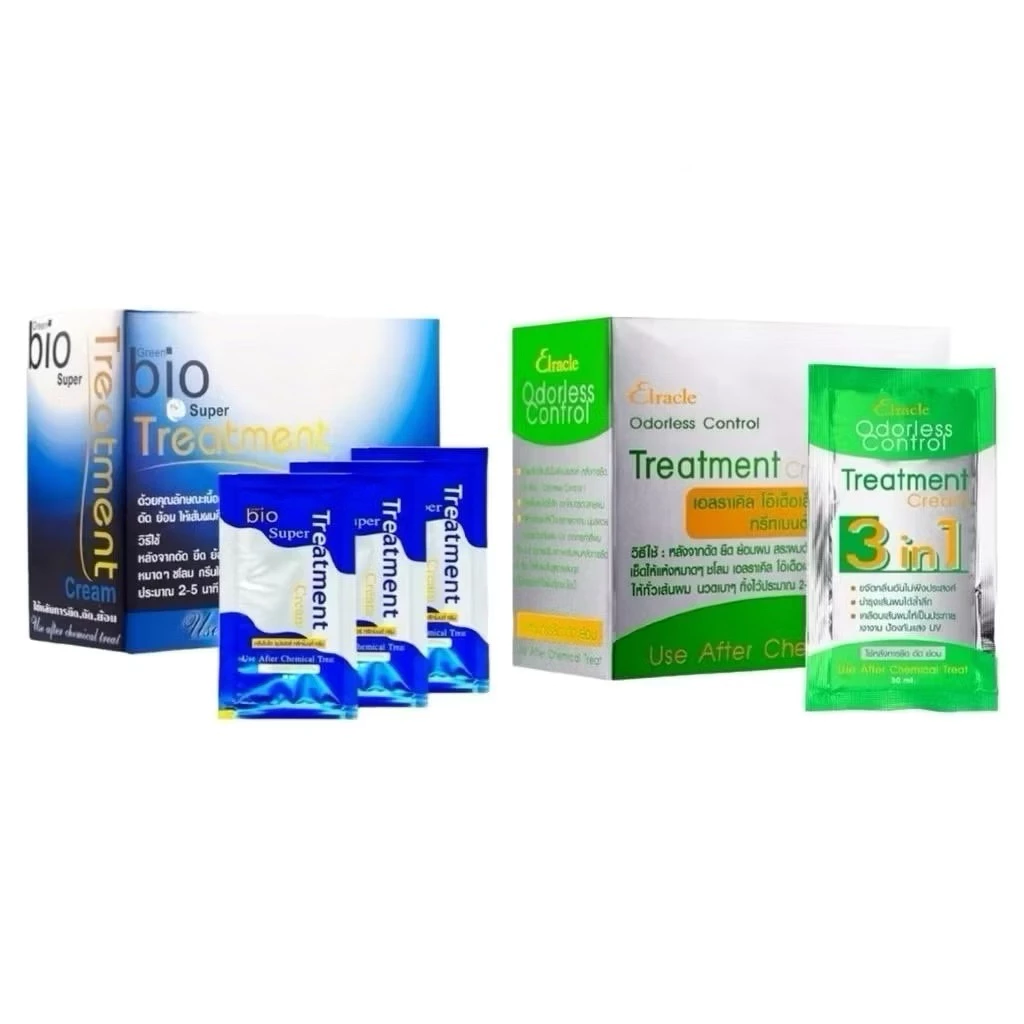 (1กล่อง24ซอง) Bio treatment ไบโอทรีทเม้นแบบซอง Bio Super Treatment ทรีทเม้นต์บำรุงผม(ยกกล่อง)