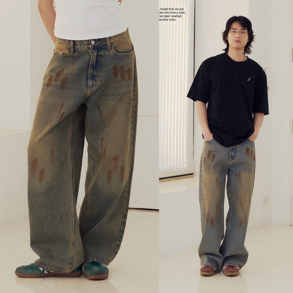 กางเกง FREEMARKET รุ่น Dustwash Jeans