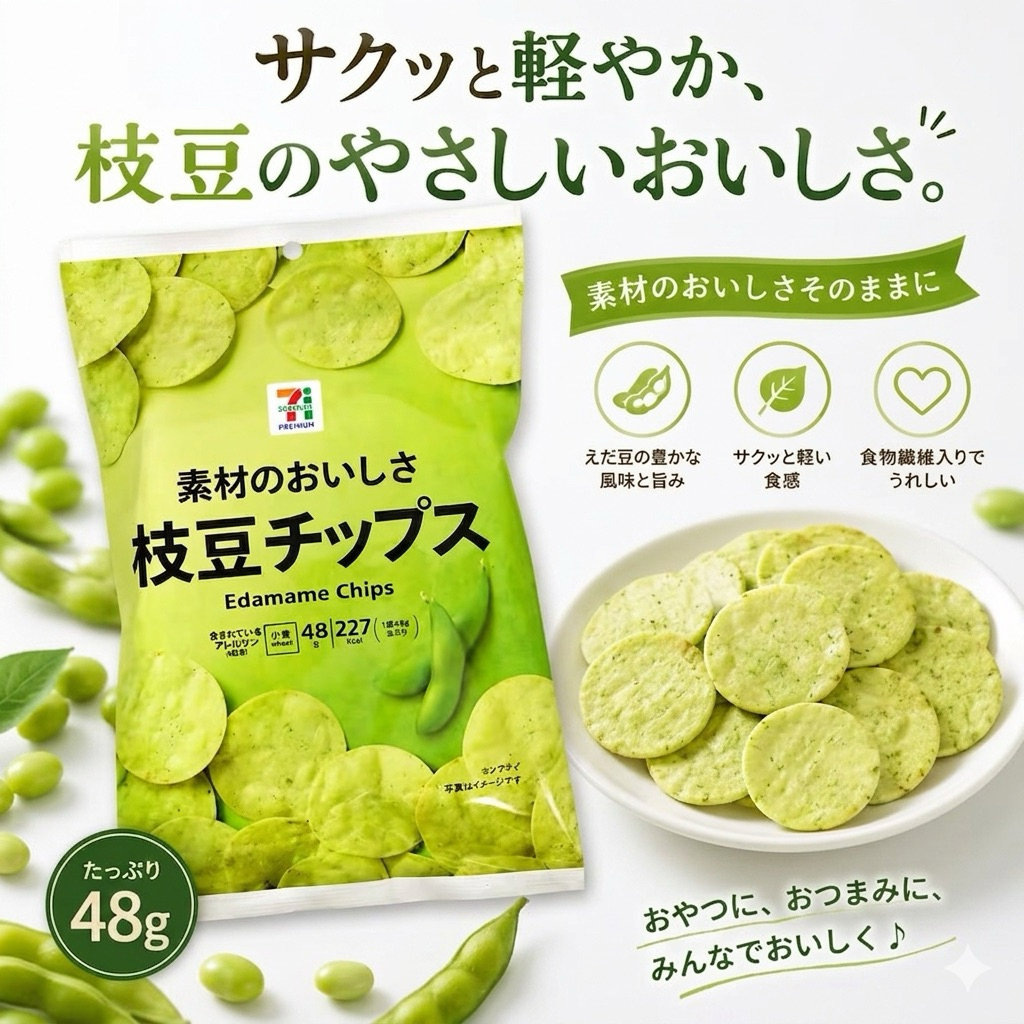 Edamame Chops ถั่วแระญี่ปุ่นอบกรอบ