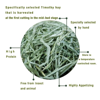 หญ้าทิโมธี ซุปเปอร์พรีเมี่ยม 1st Cut ขนาด 1 kg แบรนด์แรนดอล์ฟ (Randolph)