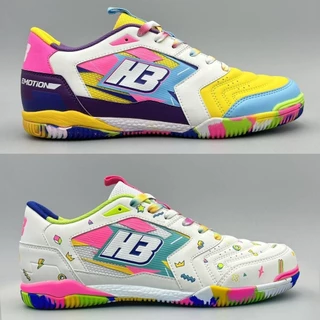 (H3ลิขสิทธิ์💯)ไซส์ 35-45 รองเท้าฟุตซอล H3 EMOTION ***หนังไมโครไฟเบอร์*** พื้นไฟล่อนเบา ไซส์เด็ก-ผู้ใหญ่