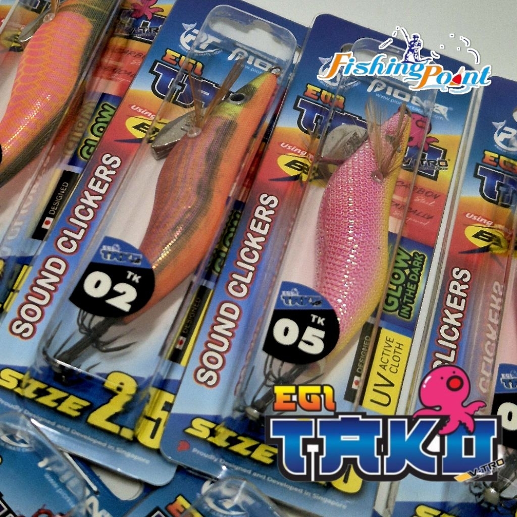 โยกุ้งตกหมึก Pioneer Egi TAKO 1.8/2.2/2.5