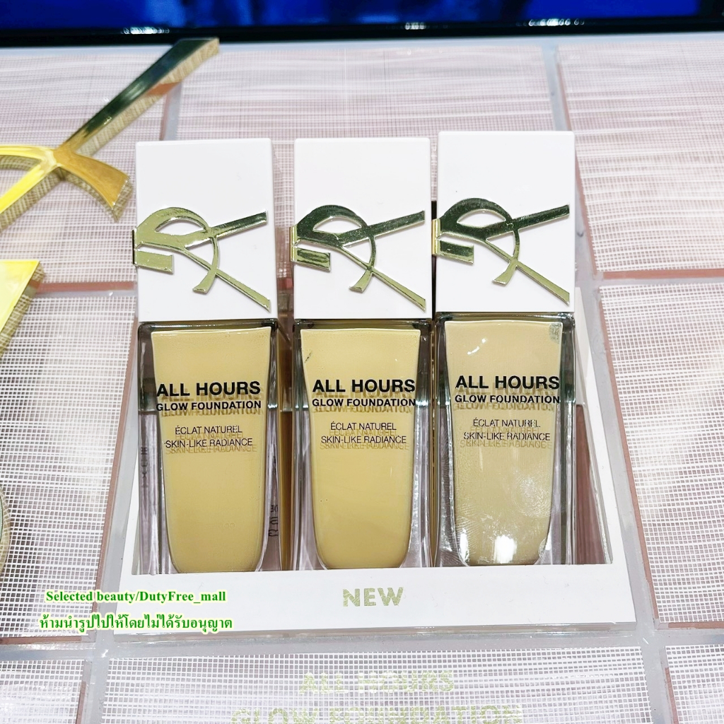 YSL รองพื้นรุ่นใหม่ All Hours Glow Foundation 25 ml (ฉลากไทย)