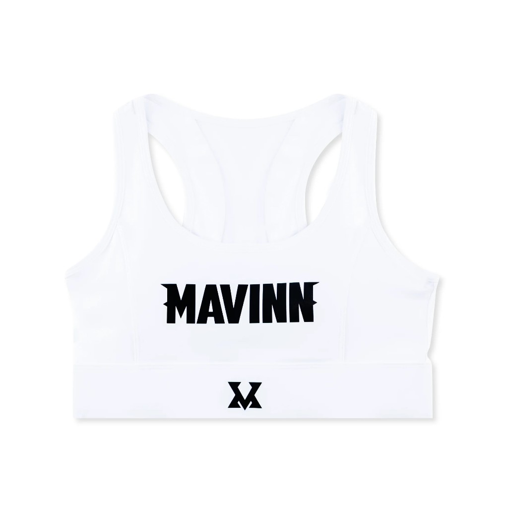 MAVINN SPORT BRA-BLOOM Series [White] | มาวิน สปอร์ตบรา สีขาว