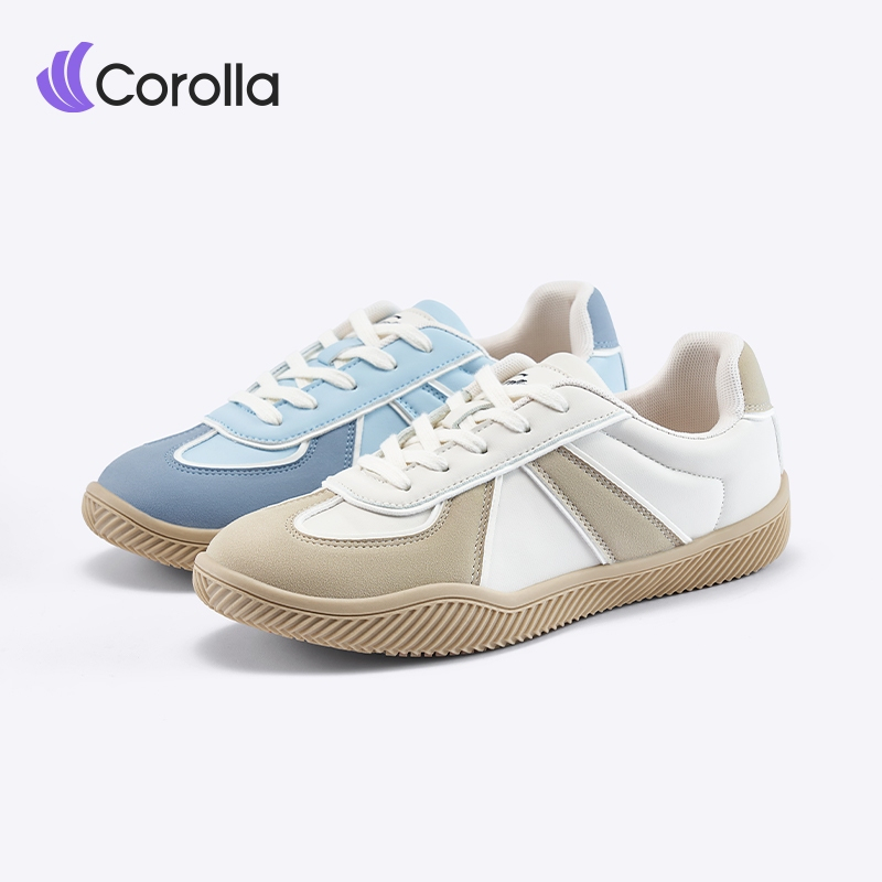 Corolla Breeze Shoes รองเท้าผ้าใบลำลอง ทรงOld School แบบส้นแบน หนังพียู กันน้ำ ลดแรงกระแทก ซัพพอร์ตส