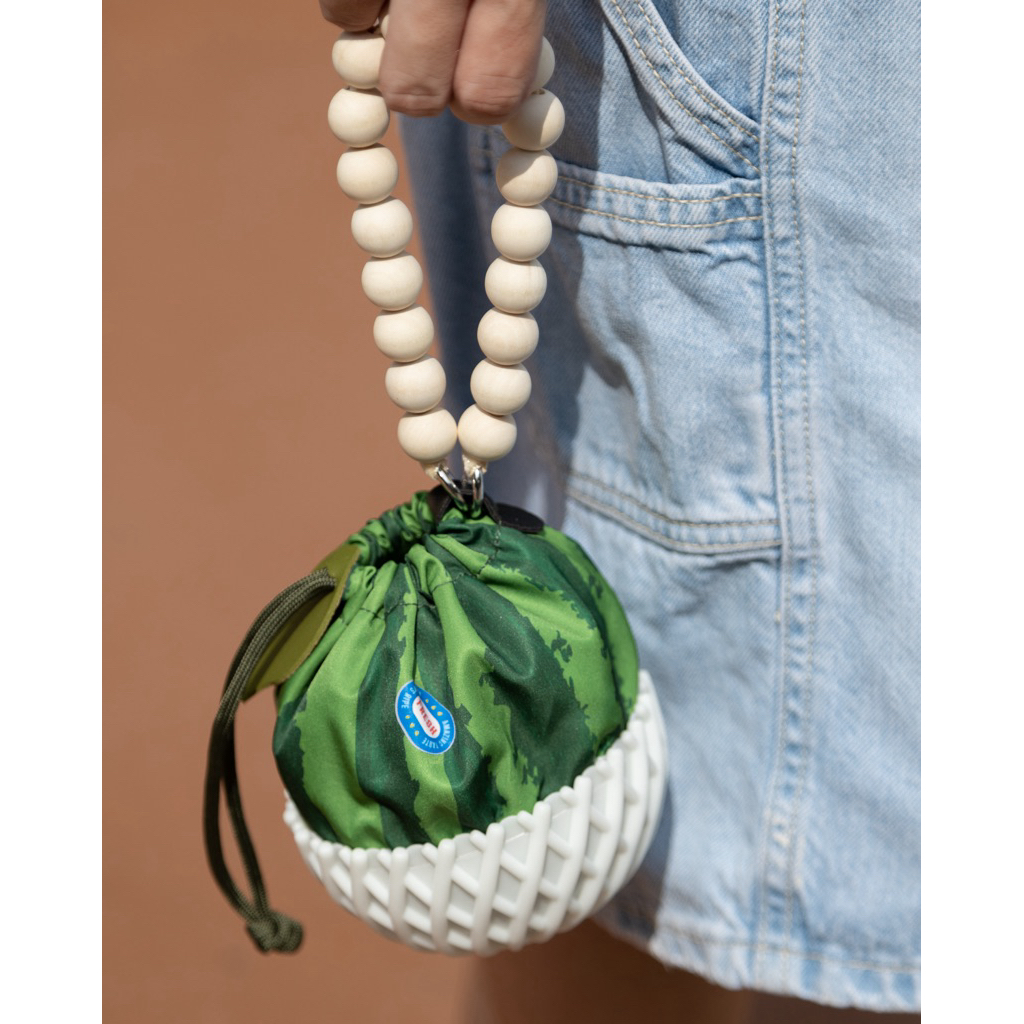Watermelon In Fruit Foam Net Wrist Pouch
