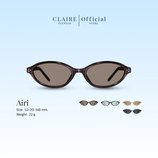 CLAIRE : แว่นกันแดด รุ่น " Airi " แว่นกันแดดเลนส์แท้ กันแดดUV400 | Sunglasses