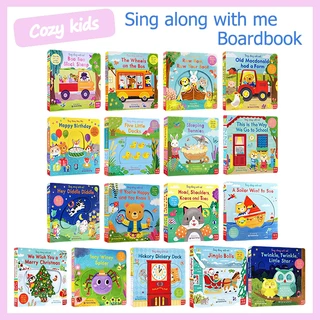(พร้อมส่ง) Sing along with me Boardbook หนังสือนิทาน ภาษาอังกฤษ อ่านก่อนนอนสำหรับเด็ก เพลงกล่อมนอน