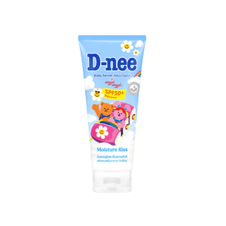 [ครีมอาบน้ำ+โลชั่นกันแดด] D-nee ดีนี่ มอยซ์เจอร์ คิส ครีมอาบน้ำ 450มล.+ มอยซ์เจอร์ คิส ซันสกรีน บอดี้ เซรั่ม 150มล.