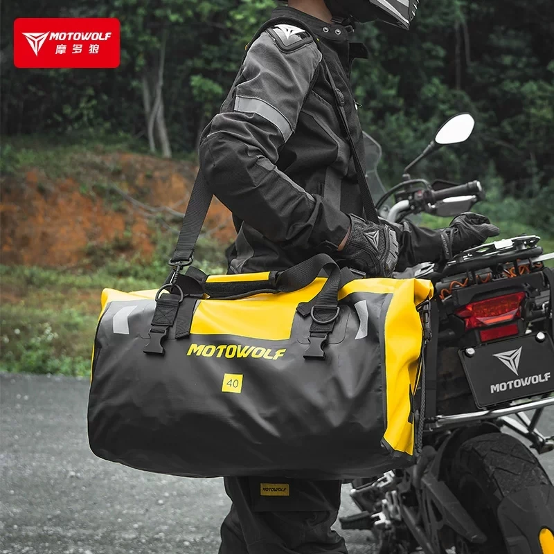 MOTOWOLF MDL0717 กระเป๋าติดท้ายมอเตอร์ไซค์กันน้ำ thumbnail 8