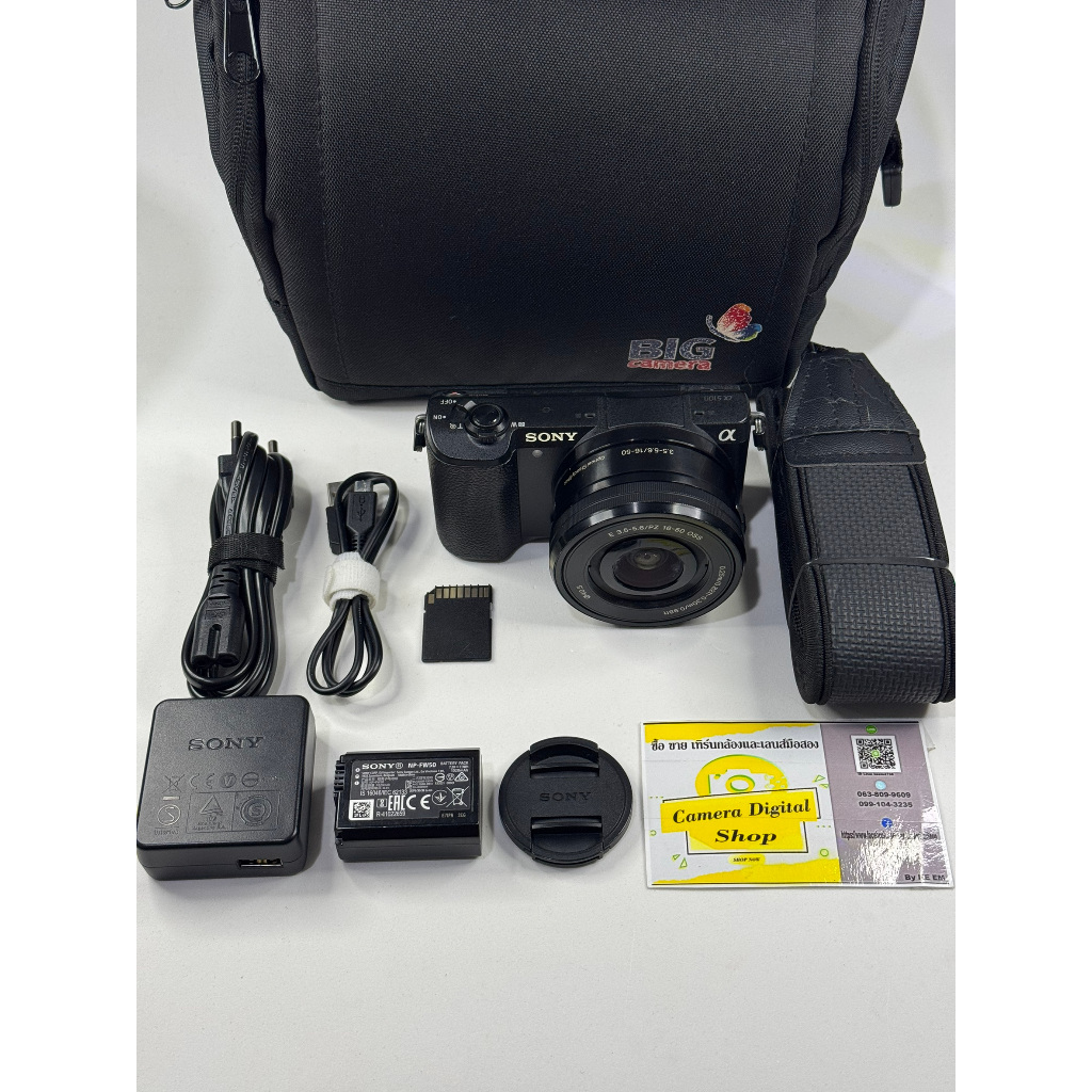 กล้องมือสอง Sony a5100 + Lens Sony 16-50mm F3.5-5.6 OSS PZ