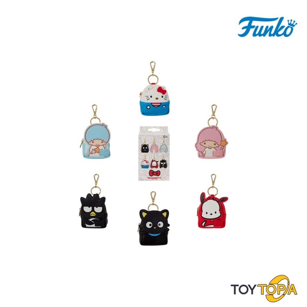 (SANBC0007) Sanrio Characters Mystery Mini Backpack Keychain Charm by Loungefly (1 pc)