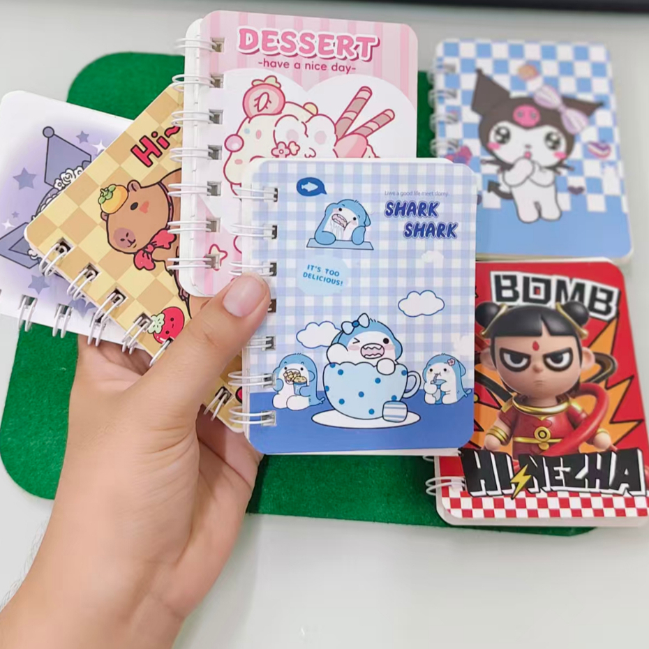 🎁Bg🎁 A7สมุดโน๊ตจิ๋ว สมุดจิ๋ว มีเส้น 10.5x7 cm สมุดจดบันทึก สมุดพกพา  ของแจก มีหลายลายพร้อมส่งในไทย