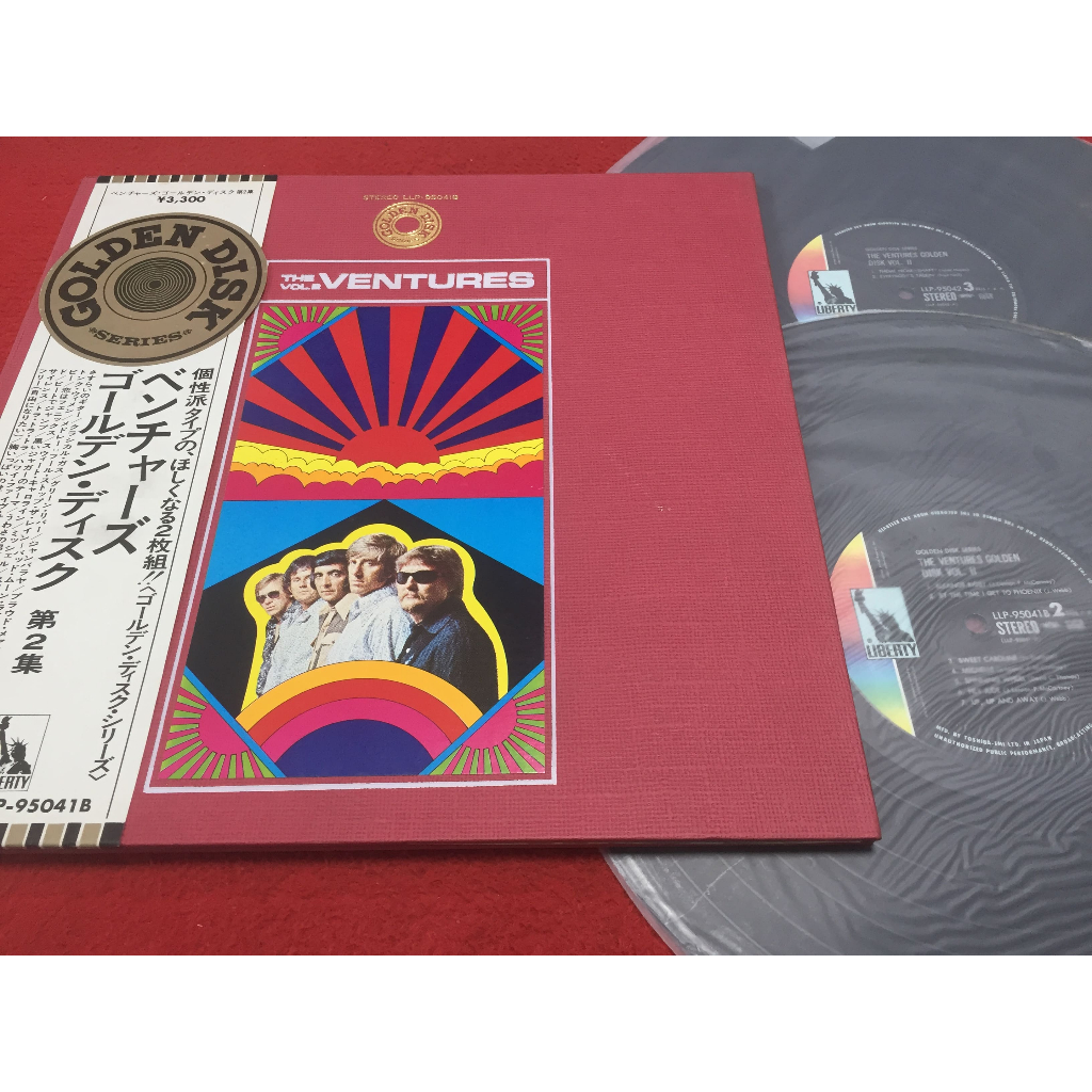 The Ventures - Golden Disk Vol. 2 ขนาด 12 นิ้ว 2LP ร้าน PinHaiMusic B153