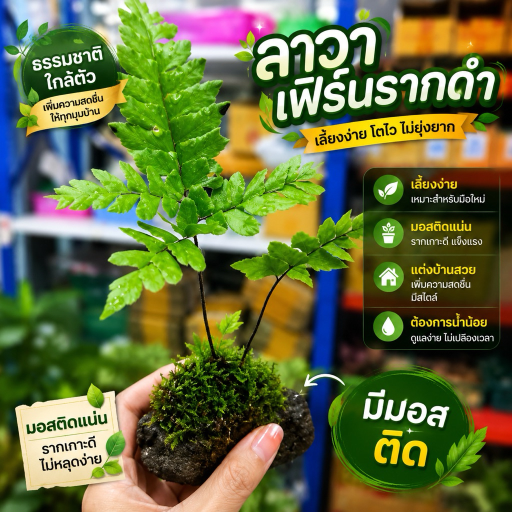 ลาวา เฟิร์น ติดมอส🐟🌳