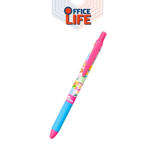 Allwrite (ออไรท์) Gel Pen ปากกาออไรท์ หมึกเจล ลายดอกไม้สุดคิวท์ รุ่น AW439 ( 1 ด้าม / คละสี )
