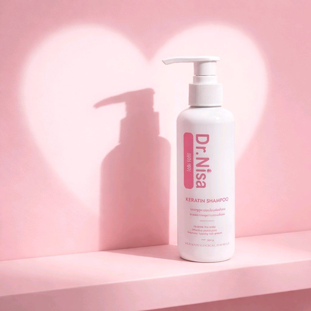 Dr.Nisa Keratin Shampoo (ด็อกเตอร์นิศา เคราติน แชมพู) ขนาด 200ml.