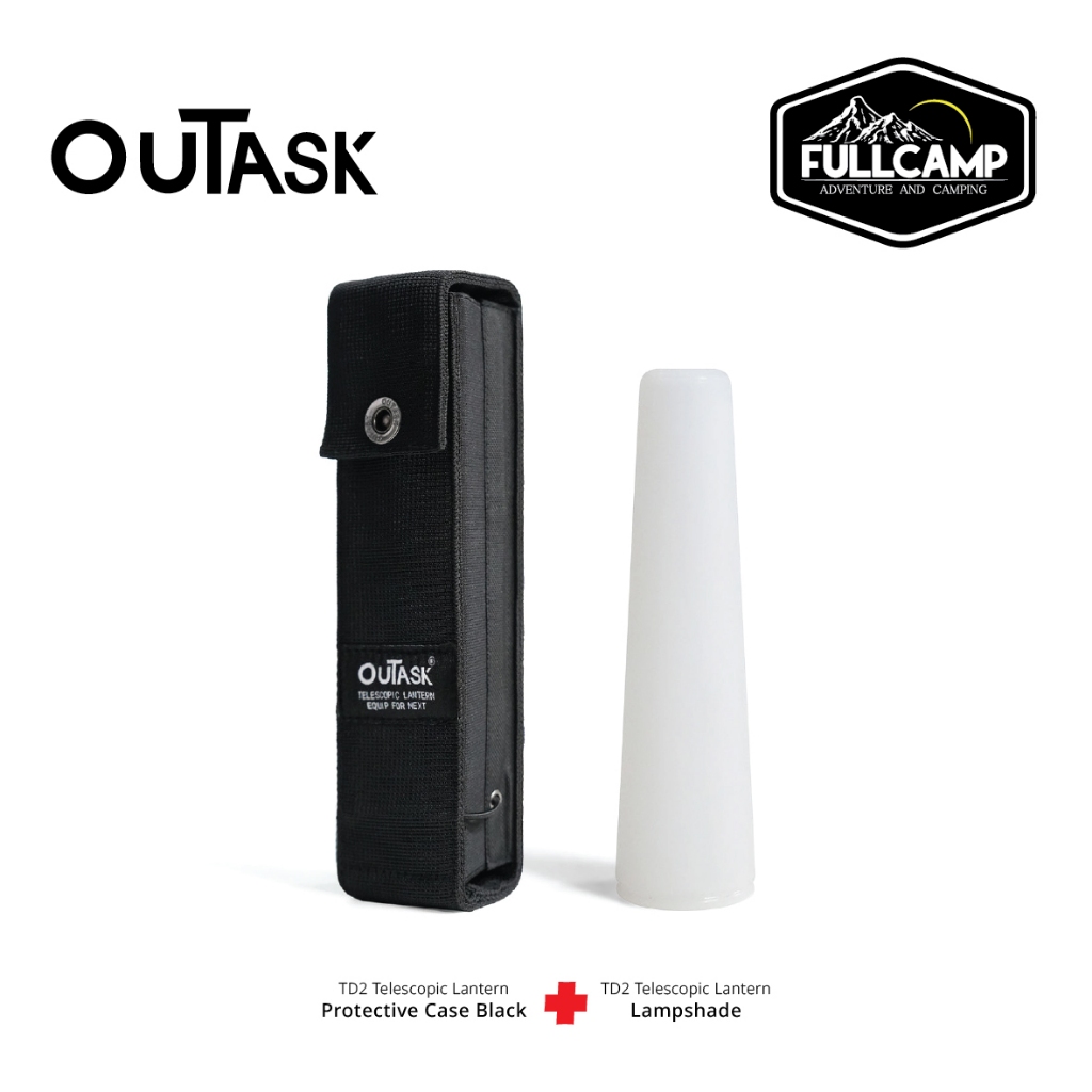 OuTask TD2 Protective Case Bag Set กระเป๋าและโคมกระจายแสง สำหรับ OuTask TD2 Portable Outdoor Lights ไฟเสายืด ไฟLED
