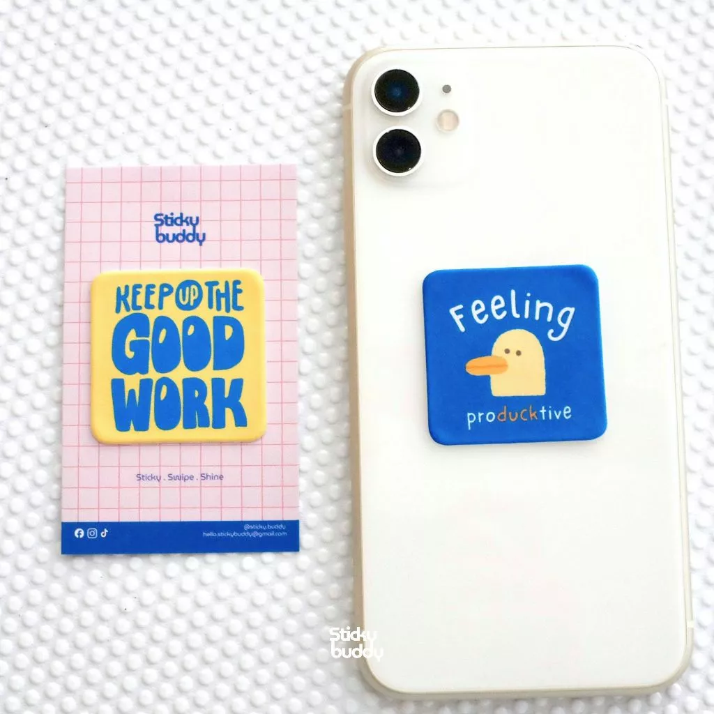 ที่เช็ดหน้าจอแบบติดได้ StickyBuddy สำหรับมือถือ โน๊ตบุ๊ค เลนส์ thumbnail 3