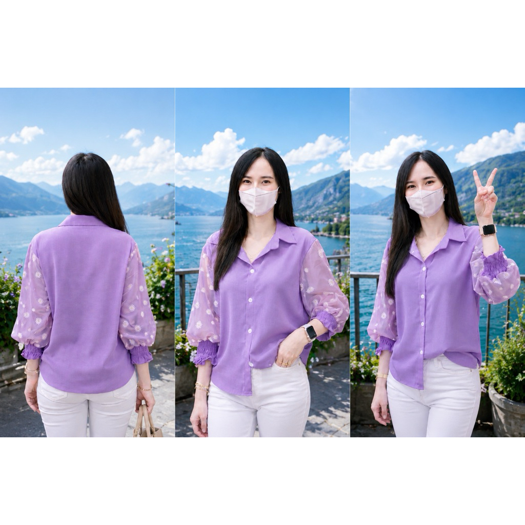 เสื้อขาว อก38-42 นิ้ว แขนยาว