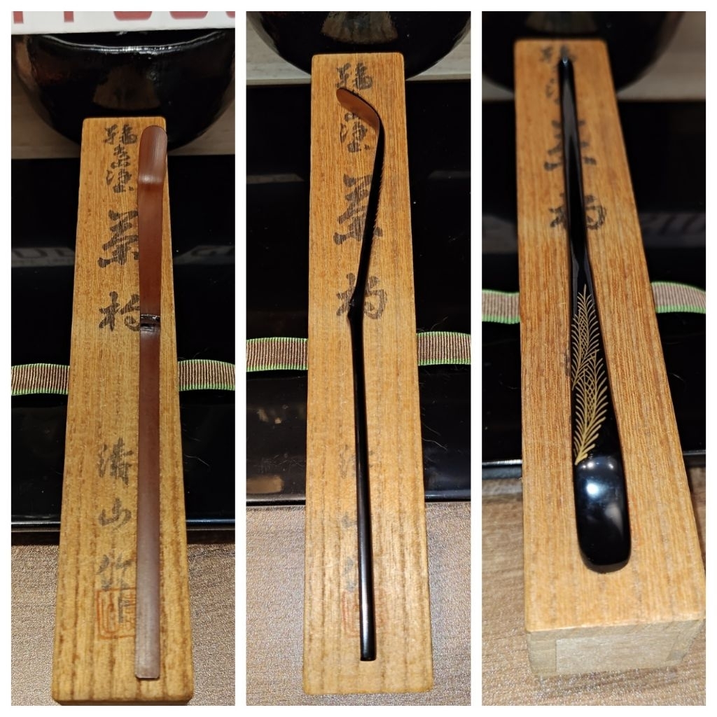 Susudake Chashuku Matcha Spoon ไผ่100+ปี ที่ตักมัตจะ made in Japan Takayama Nara