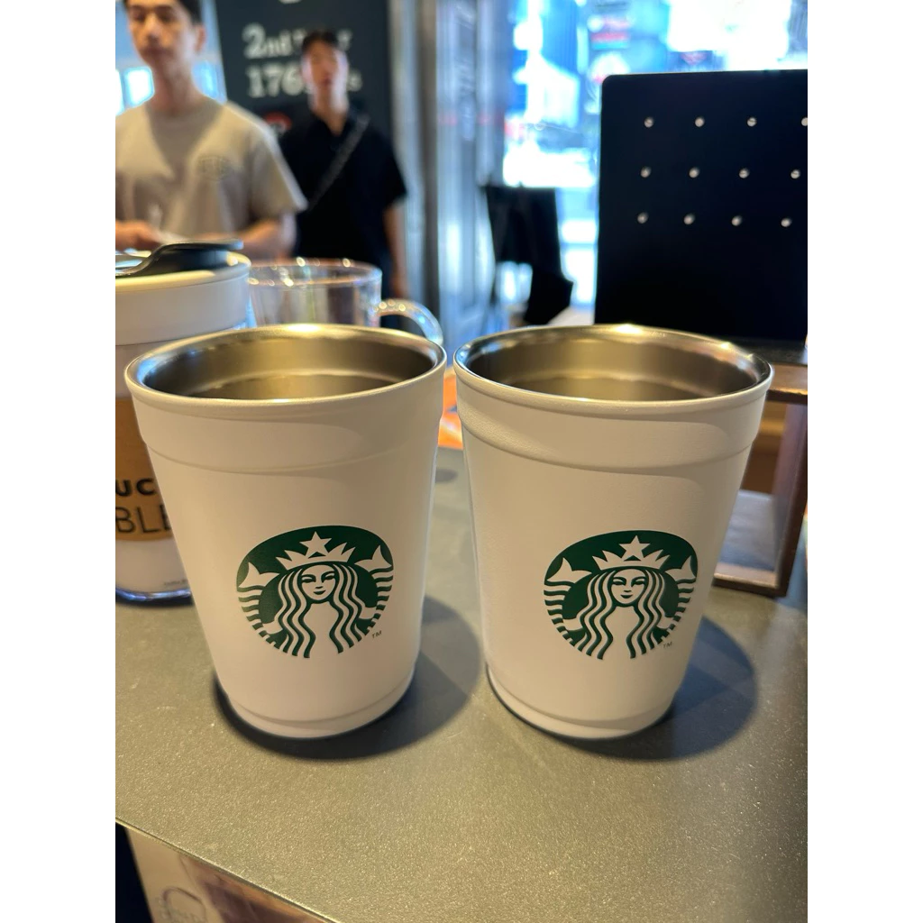 Starbucks Japan Stainless Steel Cup White 355ml