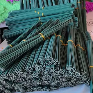ก้านดอกไม้ทำมือ เครื่องประดับ ลวดกำมะหยี่ DIY เทปกาว/ก้านดอก/กาว/เกสรตัวผู้ ทำงานฝีมือ