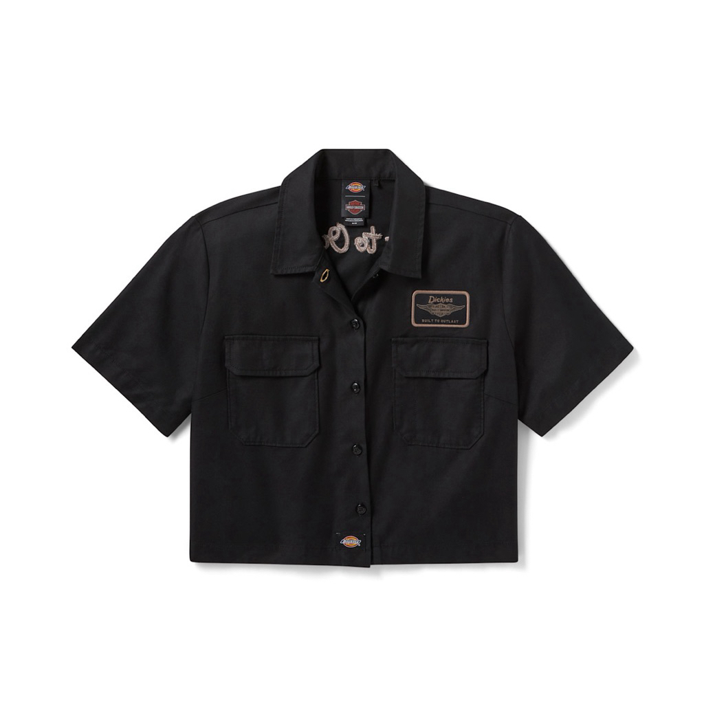 เสื้อเชิ้ตผู้หญิง WOMEN'S DICKIES X H-D BUILT TO OUTLAST BOXY WORK SHIRT