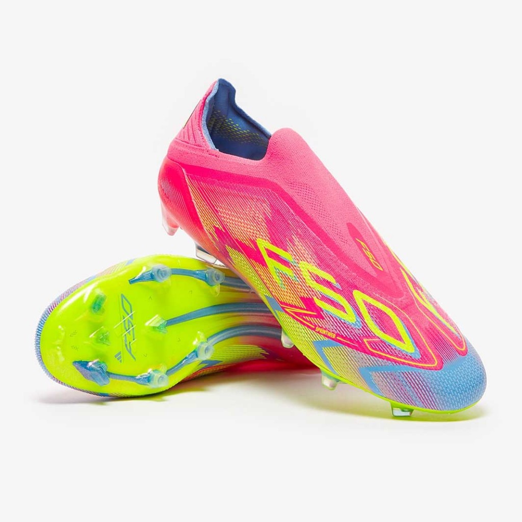 สตั๊ด รองเท้าฟุตบอลไร้เชือก Adidas F50 Elite Laceless FG
