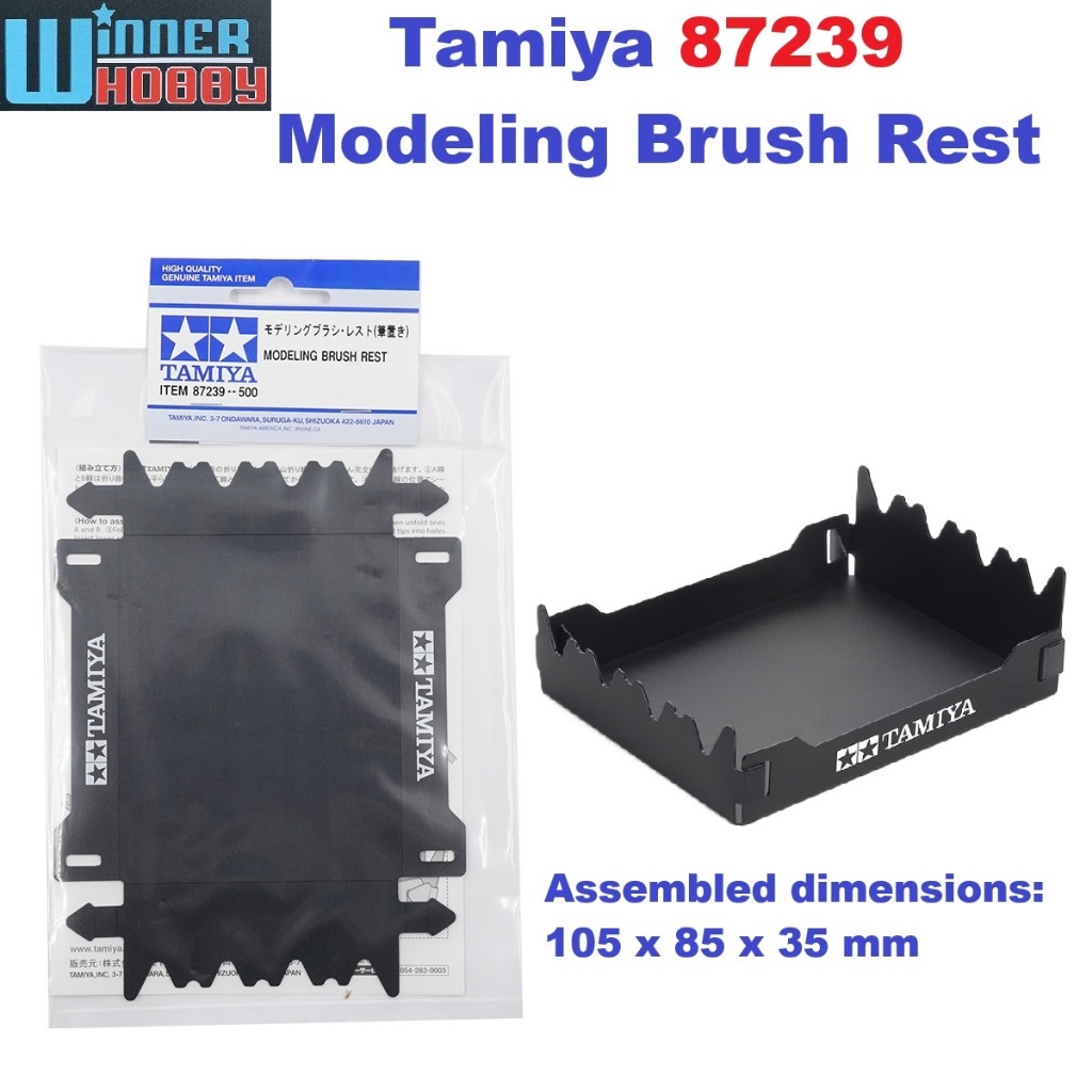 Tamiya 87239 Modeling Brush Rest ที่วางพู่กันโมเดล สำหรับงานพ่นสีและเพนท์โมเดล Plastic Model Painting Tool Made in Japan