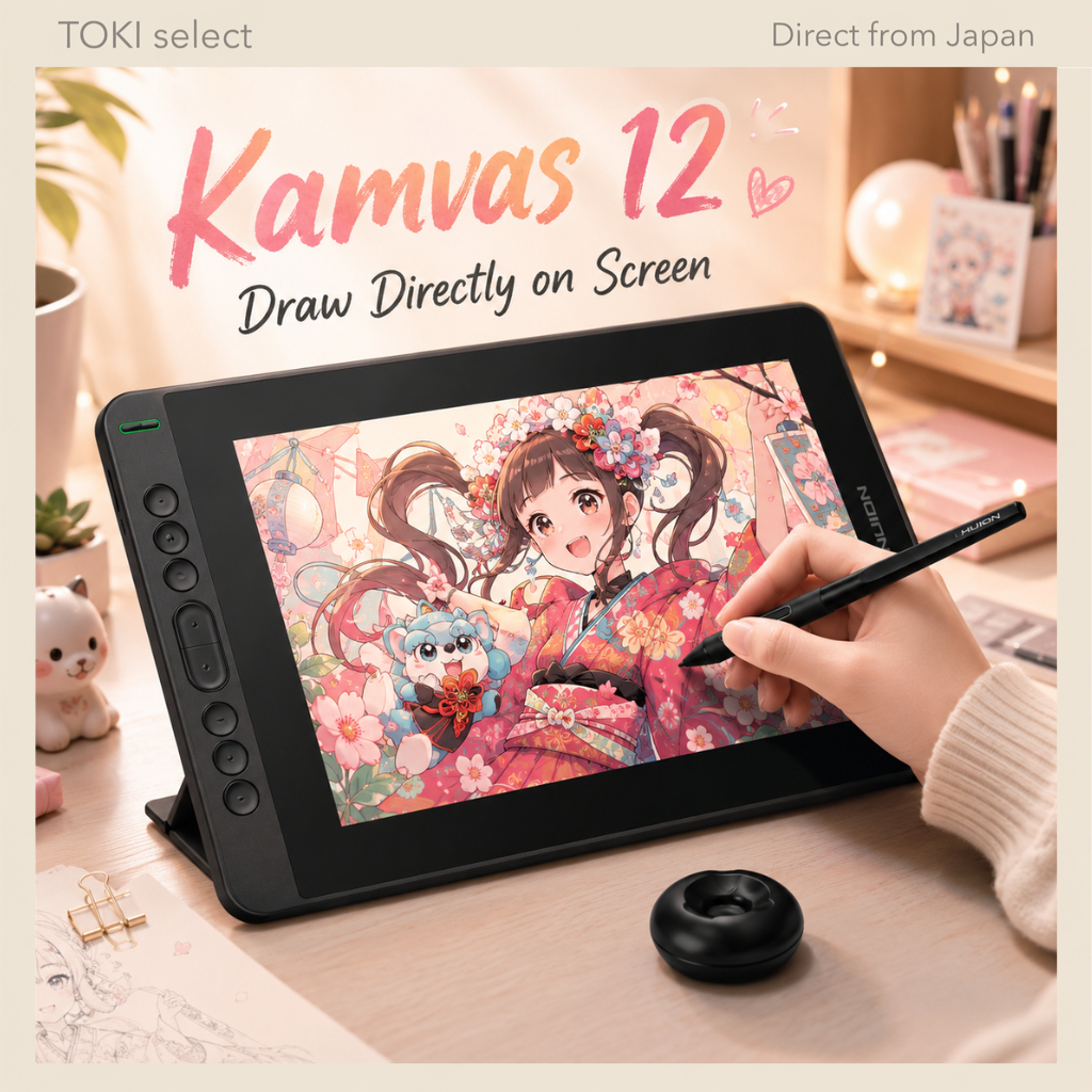 HUION Kamvas 12 Drawing Display Tablet Beginner Creator Pen Display with Stand
