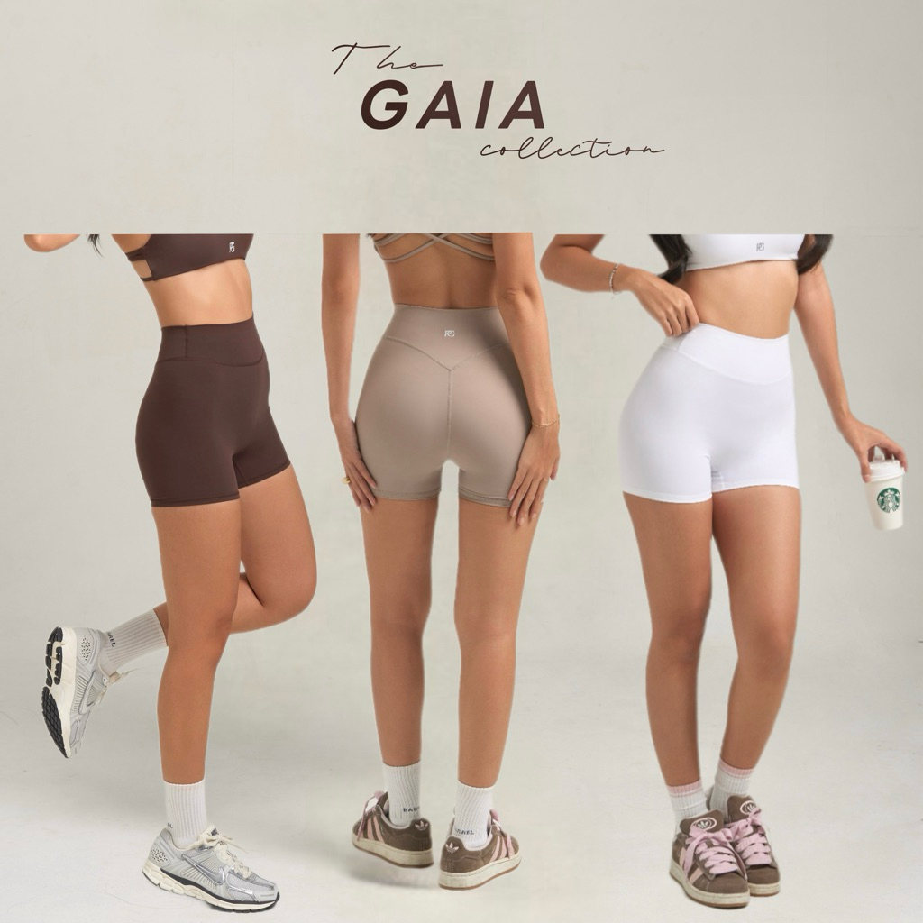 Pulsegear Active | GAIA Shorts กางเกง ออกกำลังกาย ขาสั้น เอวสูง