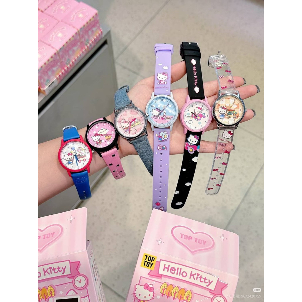 พร้อมส่ง🛵🇹🇭นาฬิกา Hello Kitty น่ารักมากๆๆ✈️