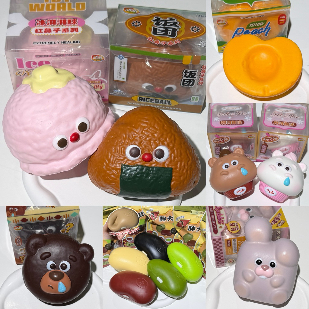 พร้อมส่ง‼️ สกุชชี่ ‘ Mido ‘🌟 แท้ ทุกแบบ🍞💕น่ารัก เนื้อดี มีกลิ่นหอม 📍ดูรายละเอียดในคลิปรีวิวก่อนกด📍 |