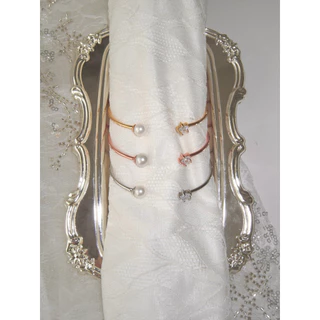 Socrush.bkk | STAR PEARL CUFF bracelet | SB-110 | กำไลข้อมือ ดาว มุก