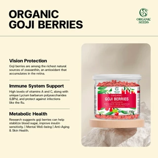โกจิเบอร์รี่ ออร์แกนิค 150 กรัม / 1 กิโลกรัม ( Organic Goji Berries )