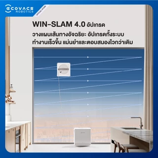 [New!] ECOVACS WINBOT W2S OMNI หุ่นยนต์ทำความสะอาดกระจก อัจฉริยะ พร้อมสถานีชาร์จ OMNI Staion ดูดแน่น ปลอดภัย