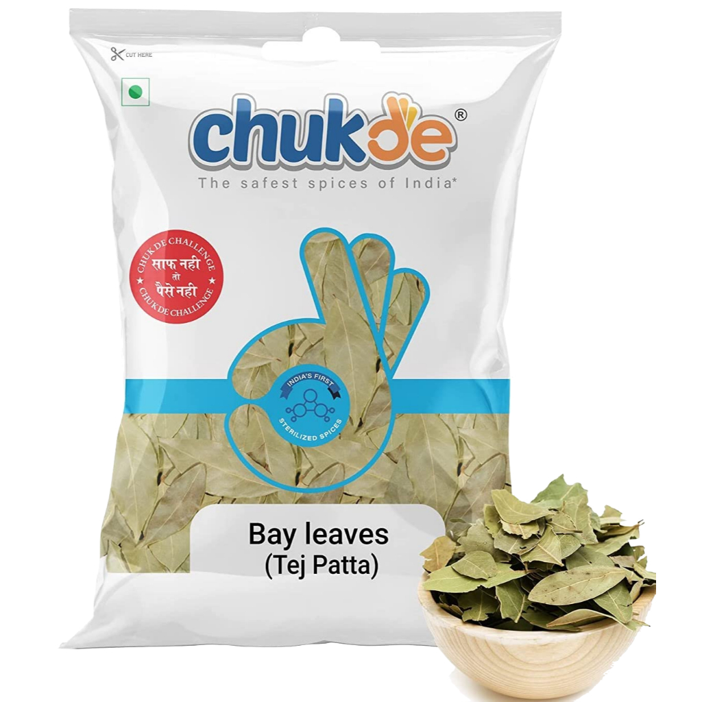 ใบกระวานแห้งทั้งใบ Chukde Bay Leaves (Tej Patta) 100 GMS