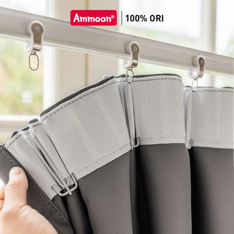 【ส่งสินค้าในวันเดียว】ผ้าม่านจีบ ผ้าม่านทึบแสง ผ้าหนา 3 ชั้น ผ้าม่านประตู สำเร็จรูป ผ้าม่านแบบตะขอเกี่ยว กันร้อนและเสียง