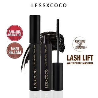🔥【LESSXCOCO mascara】มาสคาร่า กันน้ำ ติดทนนาน ดัดขนตา ขนตางอนอย่าง