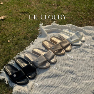 The Cloudy - Souta☁️ รองเท้าแฟชั่นผู้หญิง แบบสวม หนังนิ่ม พื้นนุ่ม >> ไซส์ 35-45*หน้าเท้าอวบแนะนำไซส์+1*