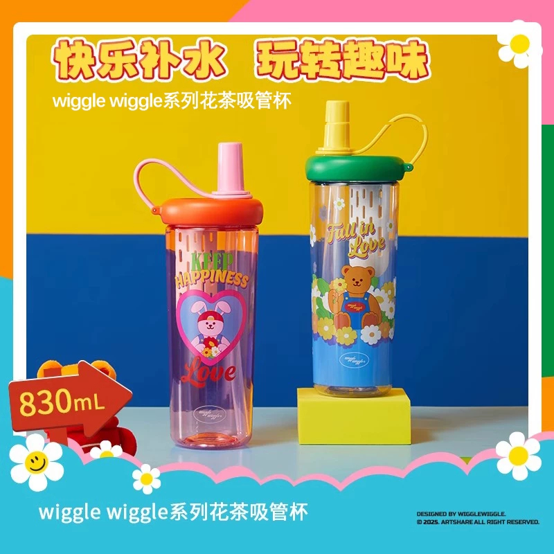 Pre order แก้วน้ำ Wiggle Wiggle ขนาด 830 ml.