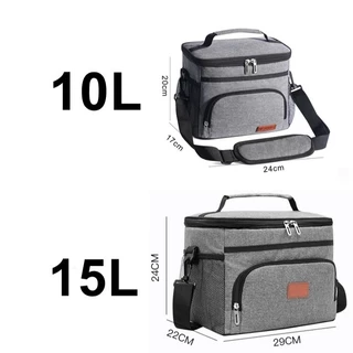 กระเป๋าเก็บความเย็น/ร้อน 10L - 15L กระเป๋าเก็บอุณหภูมิ สำหรับปิคนิค เก็บเครื่องดื่ม อาหาร และอื่นๆ (wy8079)