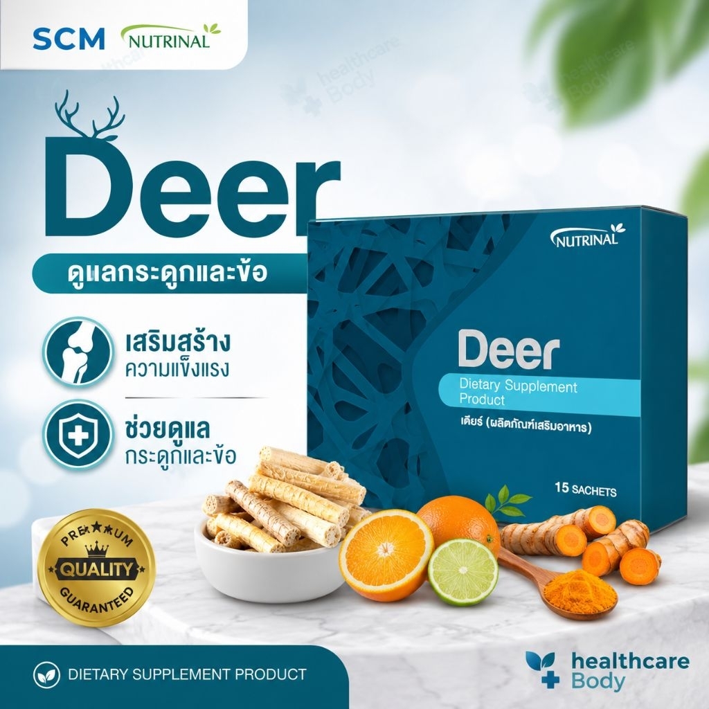 เดียร์ DEER 15 ซอง บำรุงข้อและกระดูก